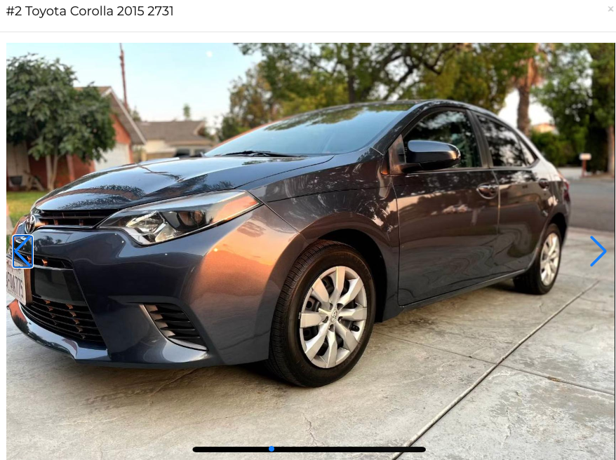 #2 Toyota Corolla 2015